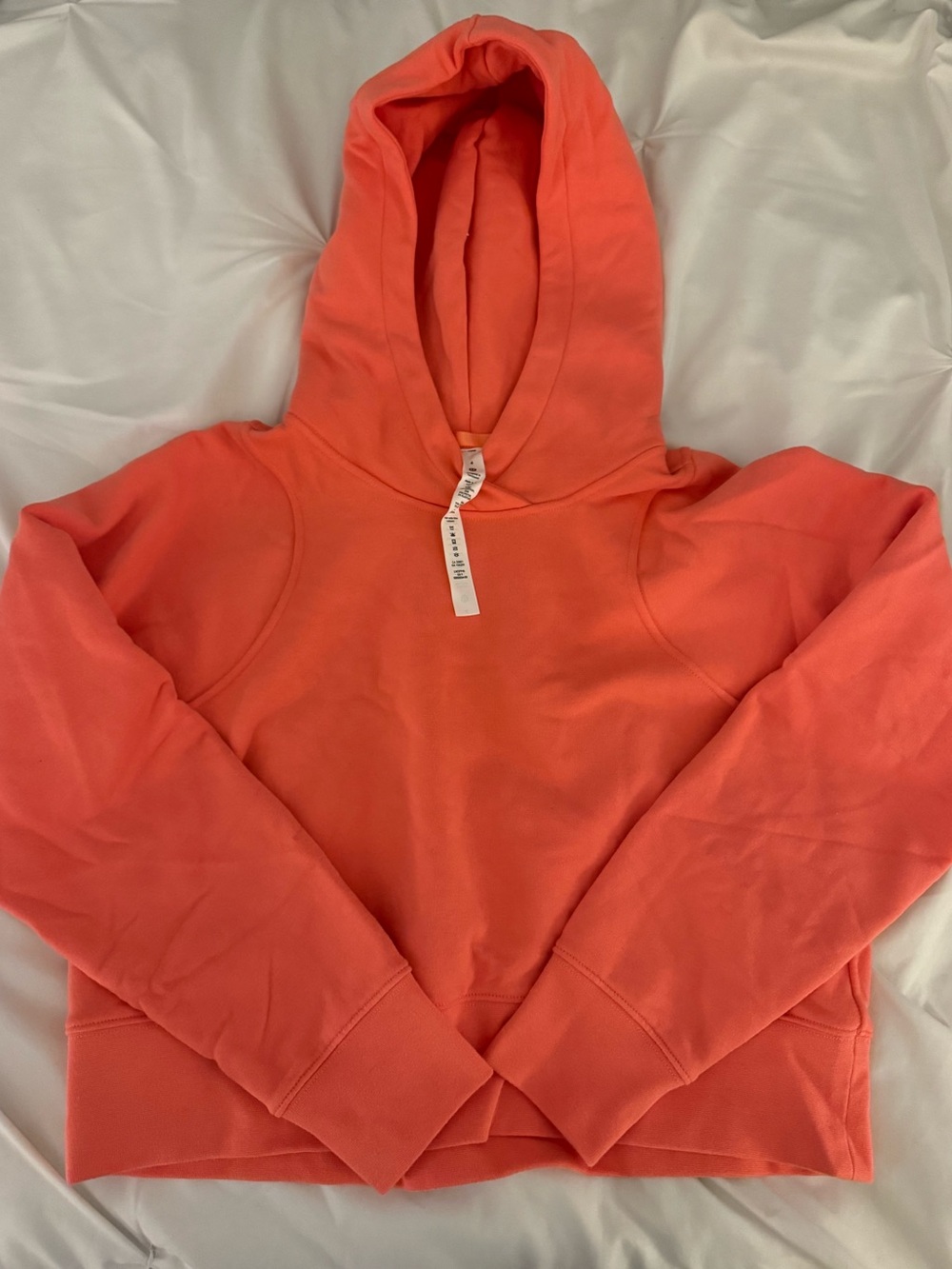 Lululemon All Yours Cropped Hoodie in Raspberry Cream - Picture 8 of 9